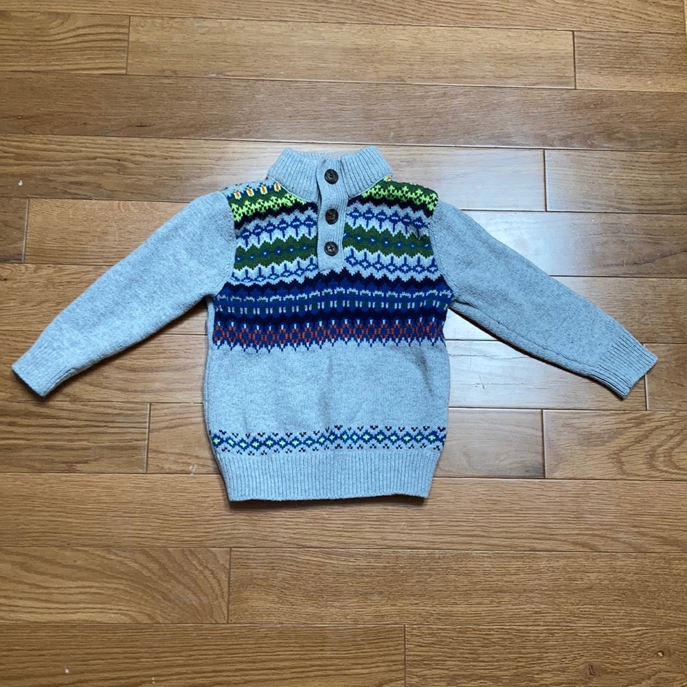 Like NEW Gap 3T Fair Isle sweater